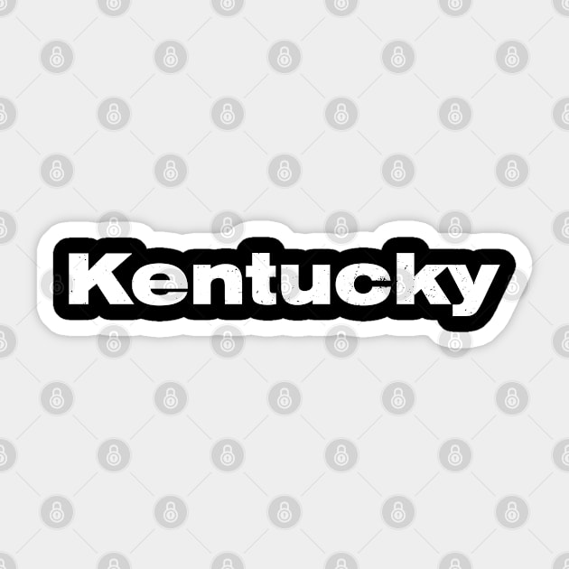 Kentucky Vintage Sticker by Amor13Fati